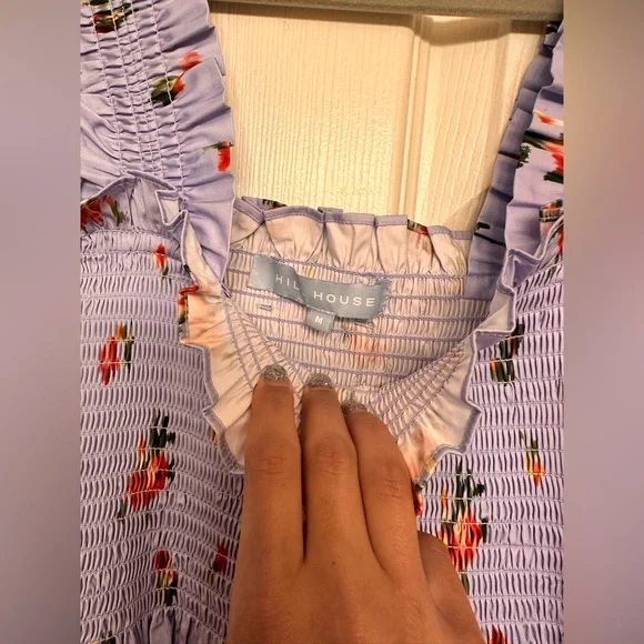 Hill House Ellie Nap Dress - Lilac Ikat NWOT - Picture 5 of 6